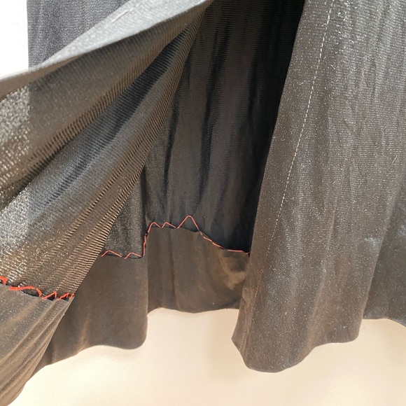 Vintage - 1960’s / 1970’s Mod Psychedelic Floral Black Casual Dress - Picture 4 of 8